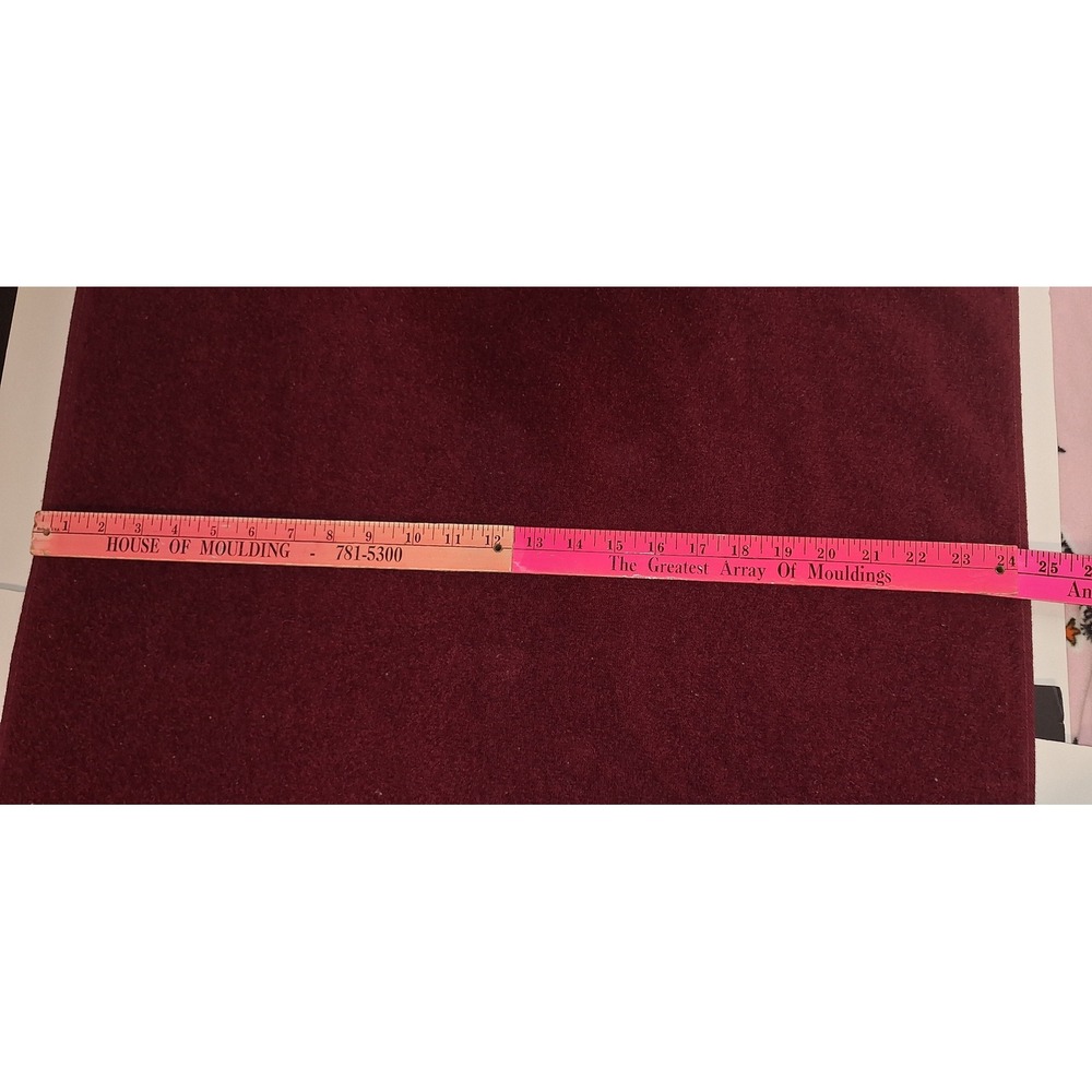 Cannon Vintage Burgundy Towel Set 4pc Pink Rose Floral Applique Cotton Canada - Picture 4 of 16